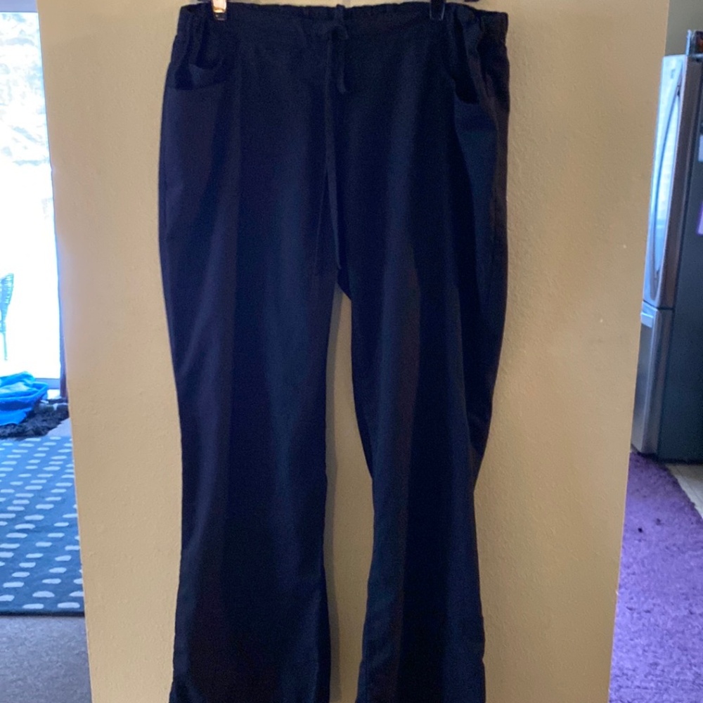 Black Scrub Pants Large